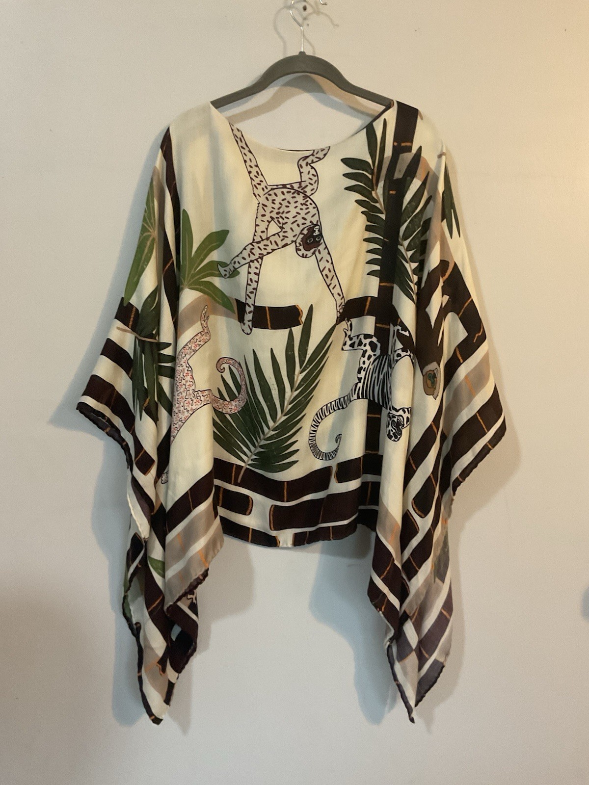 RANI ARABELLA Kaftan Blouse Cashmere Silk Wool Monkey Collection Rani Arababella