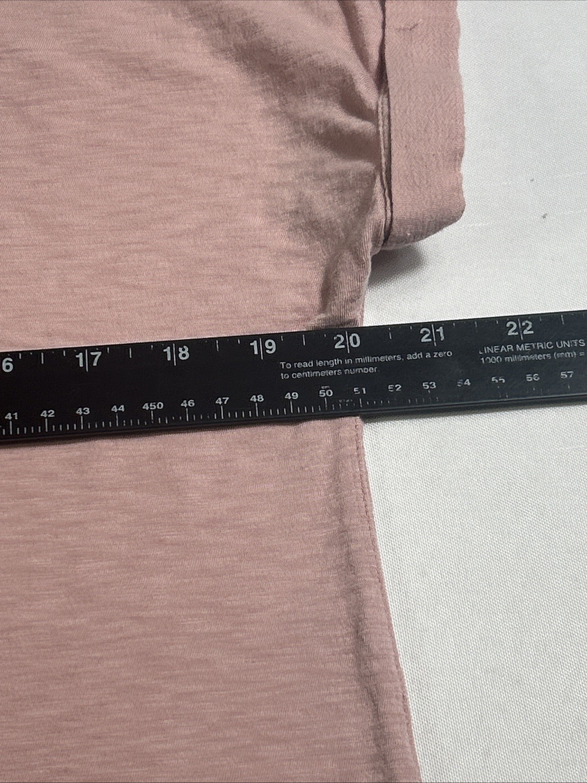 Lucky Brand Henley Top Womens Large Pink Short Cap Sleeve Popover Pocket Tee
