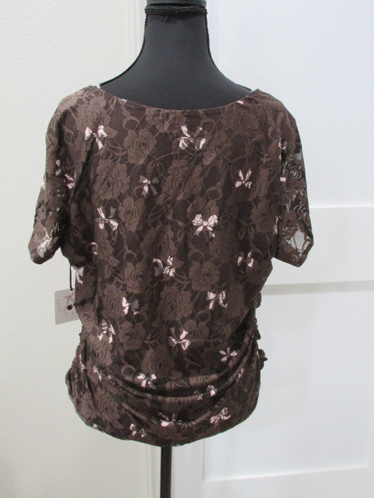 Love to be loved Blouse Women’s Shirt SZ 2X Brown NWT