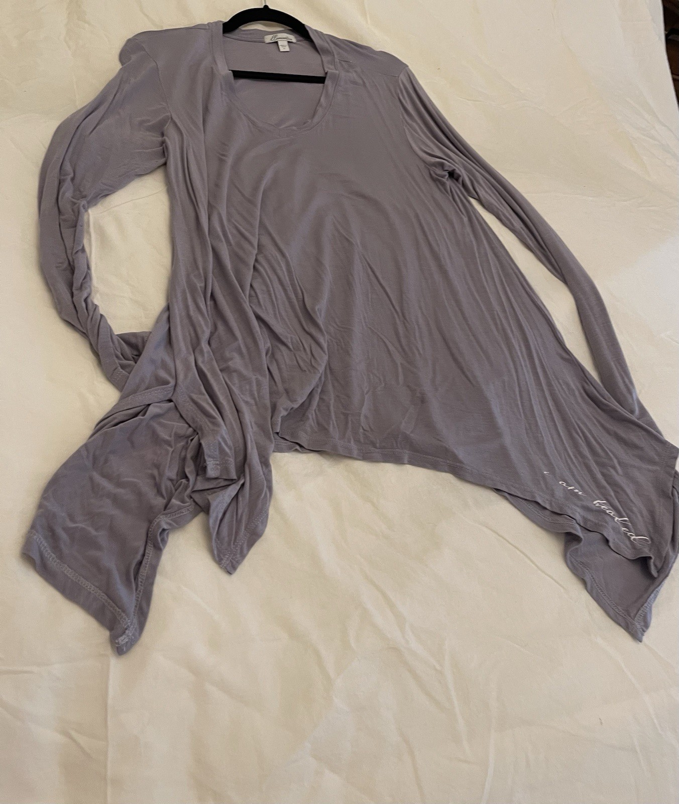 Women’s Illuminative “I Am Healed . . . “ Tunic Top Long Sleeve Sz XL