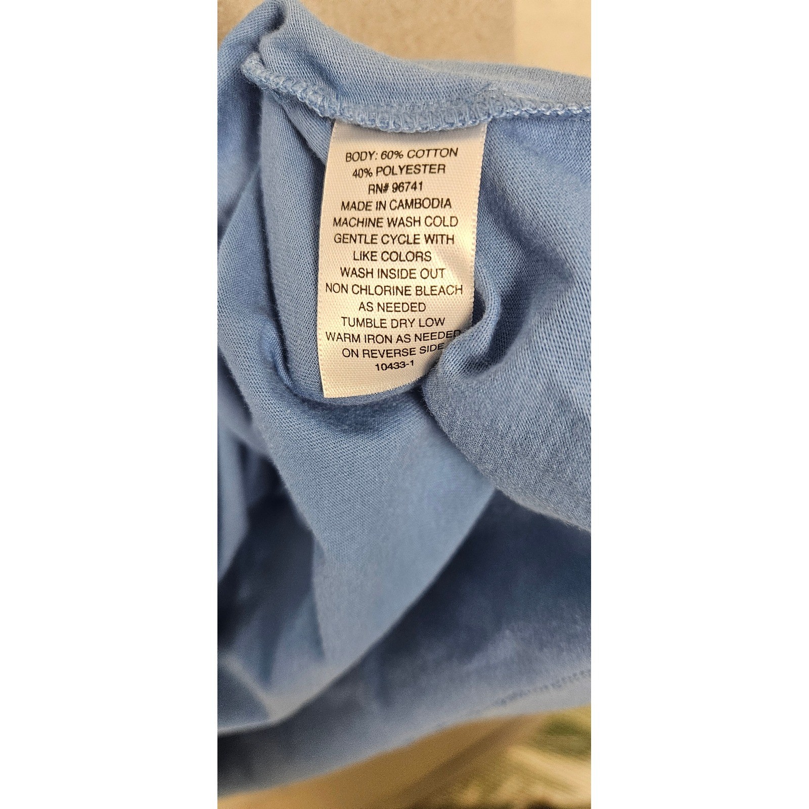 Arizona Jean Co Portofino Tennis Club Blue Graphic Tee XXXL New