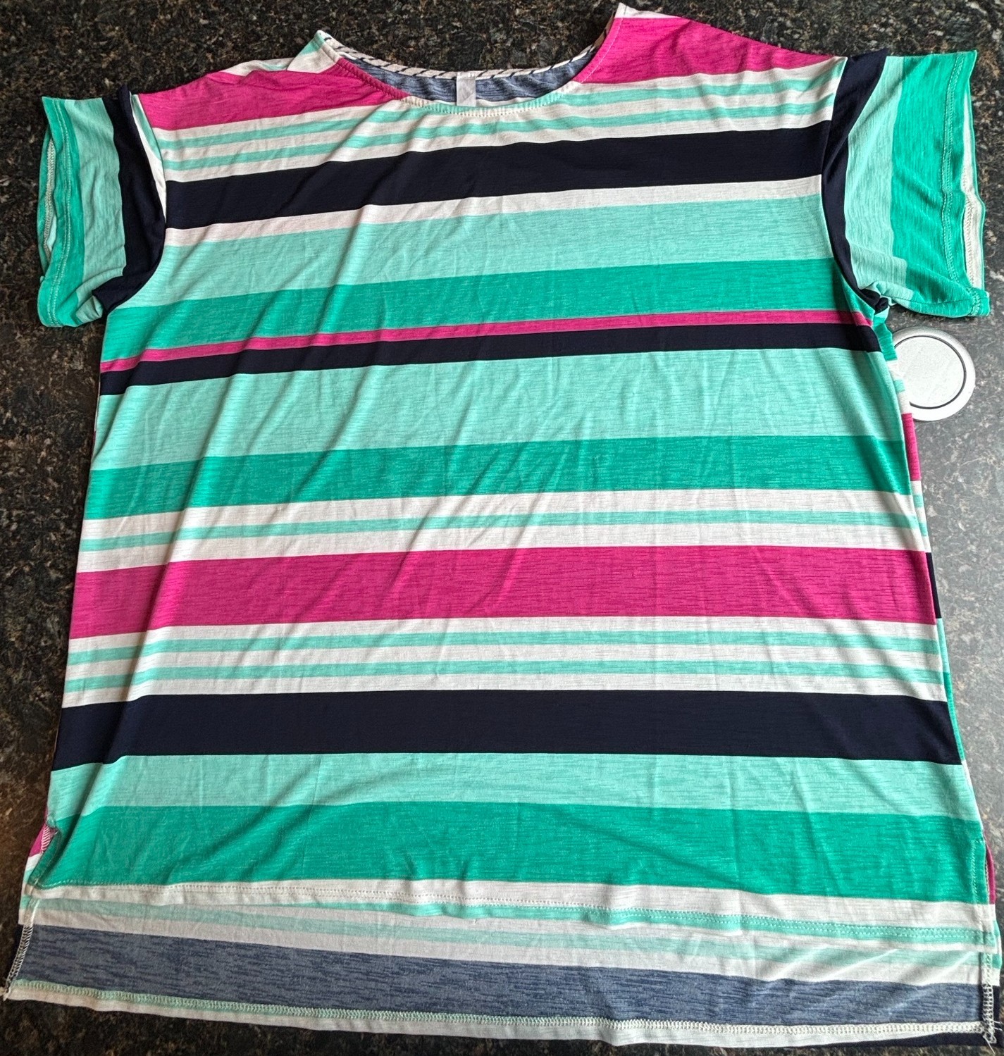 HoneyMe Womens Multi-Color Blouse LG