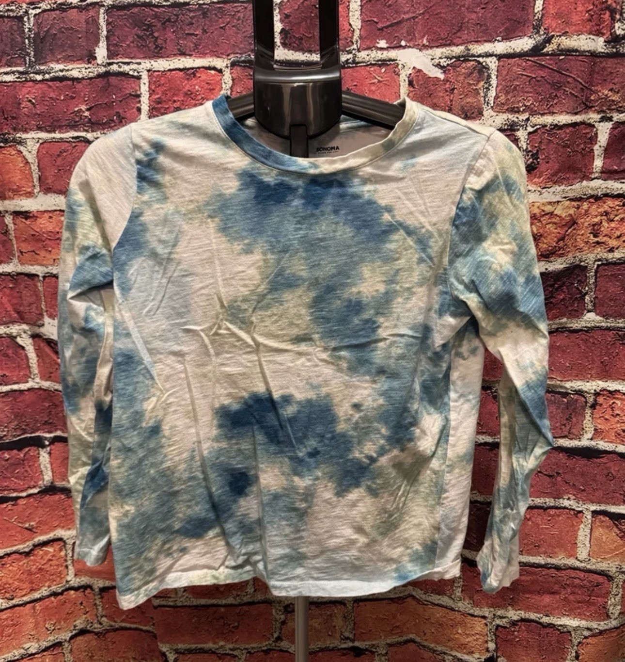 Preowned Sonoma Long Sleeve Everyday Tee Size M Bust 18″ Item #PHK7412