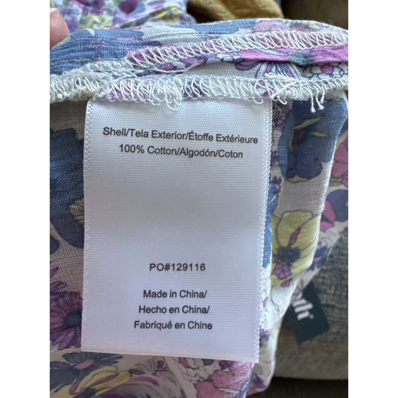 Modcloth Flower Patch Pleasantries Button-Up Shirt Purple/White Women’s M NWT