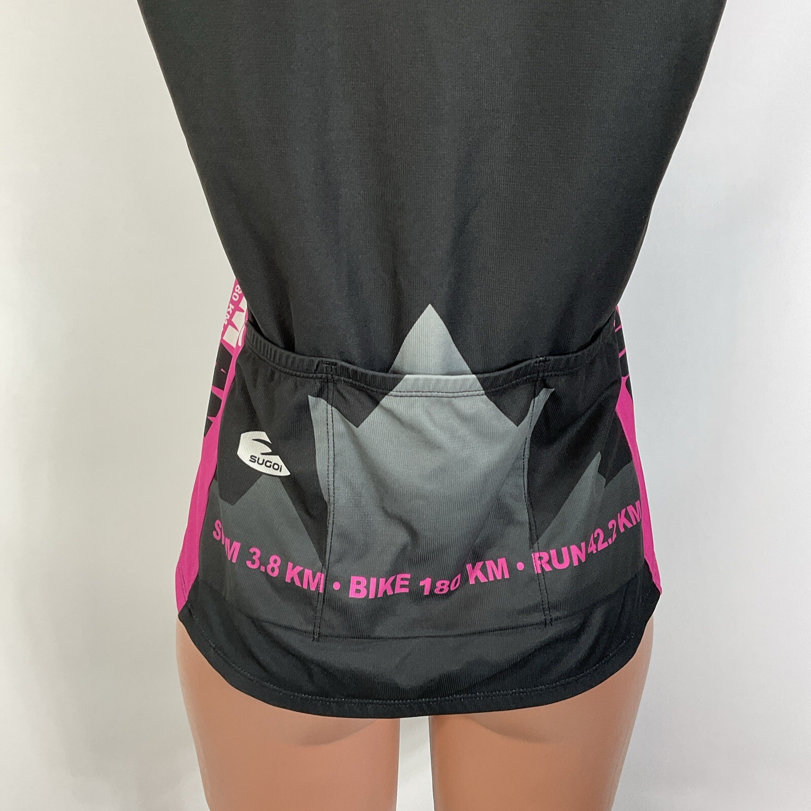 Sugoi Women’s Sleeveless Cycling Jersey Subaru Ironman Canada Sport Size S