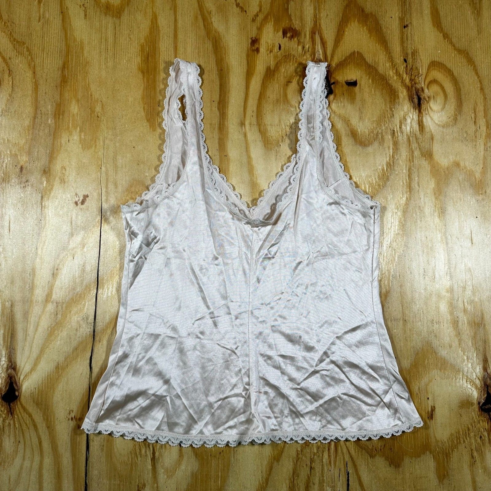Vintage Warner’s “Perfect Measure” Lace Trim Camisole – Made in USA