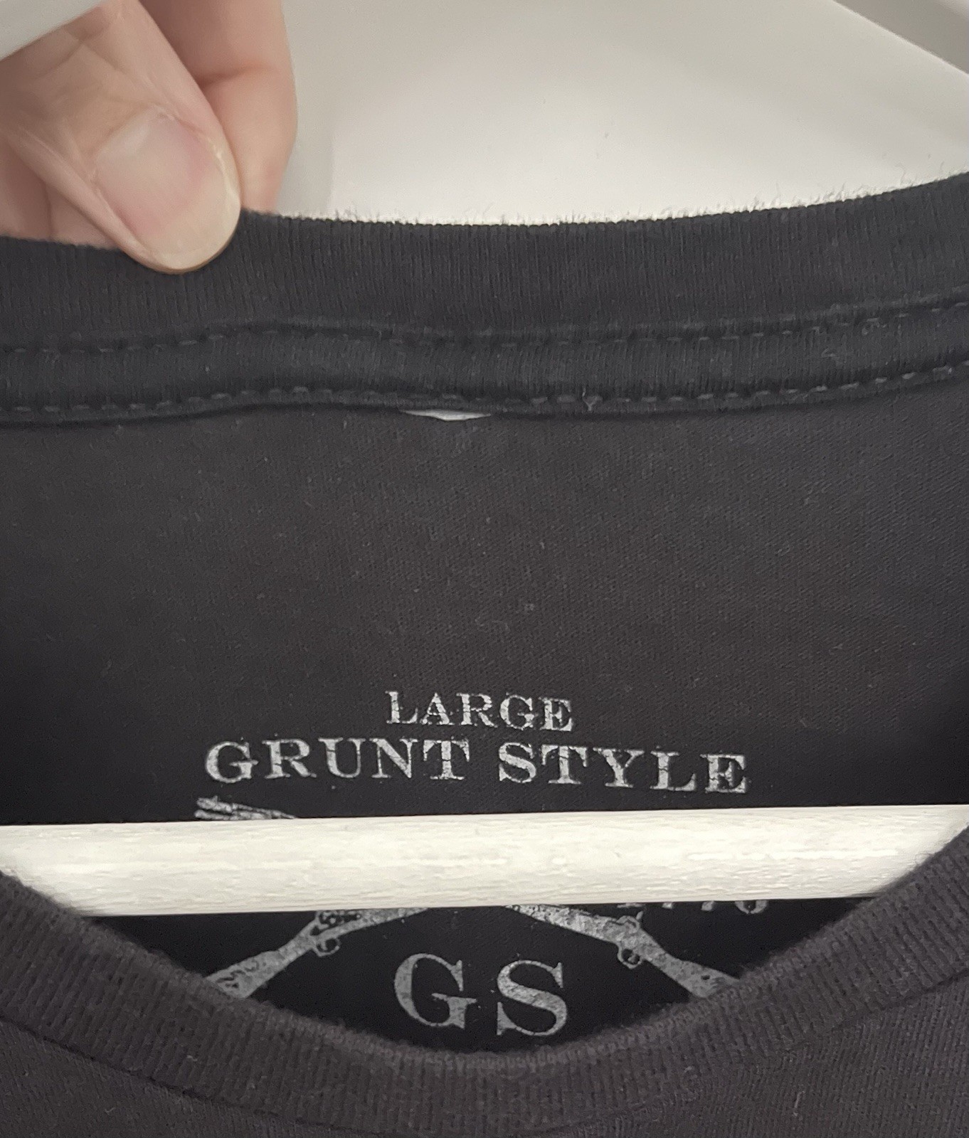 GRUNT STYLE Shirt Black Beautiful Badass Top Women’s LARGE Excellent Condition!!