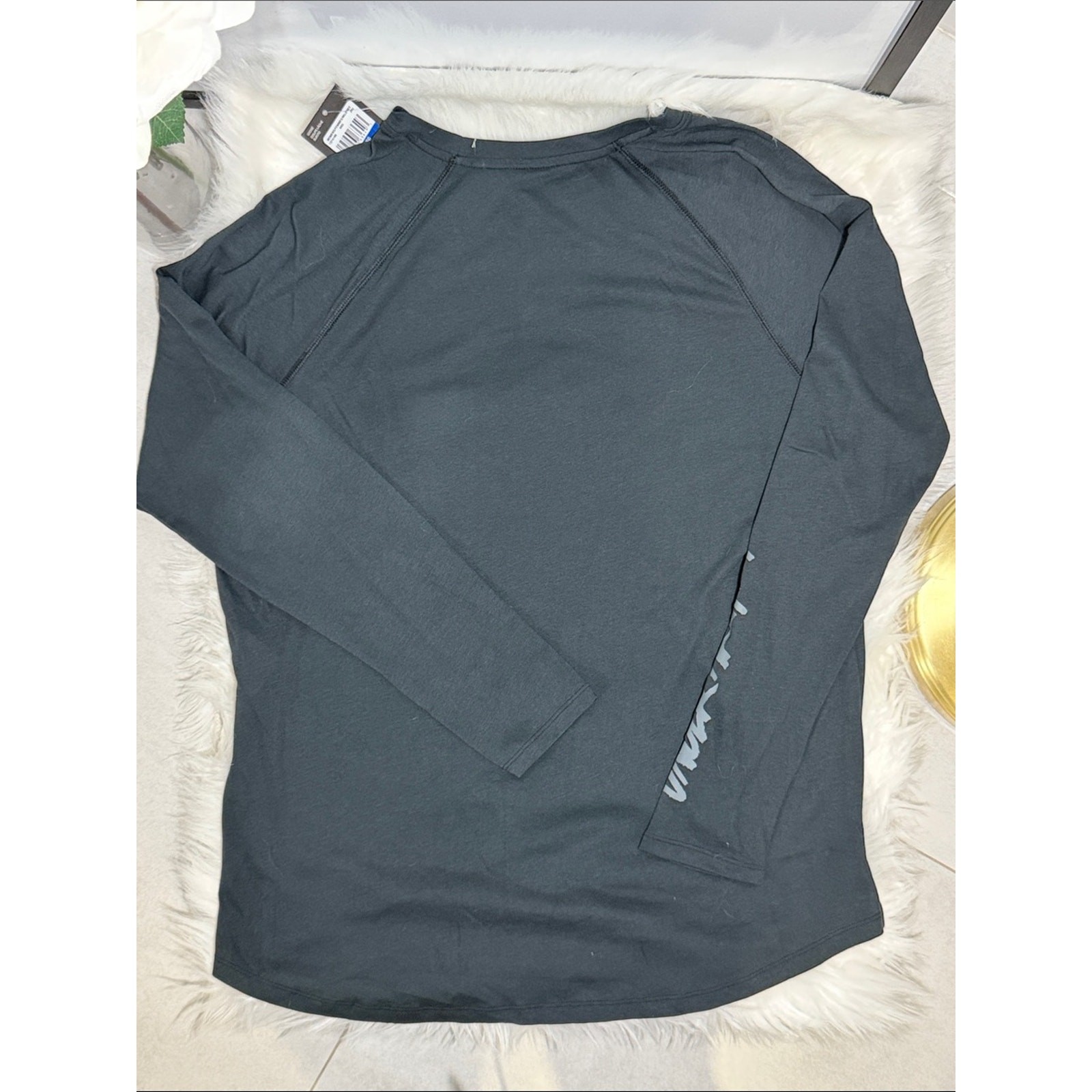 Under Armour Long Sleeve Performance Crew Neck Womens Shirt Black| XL