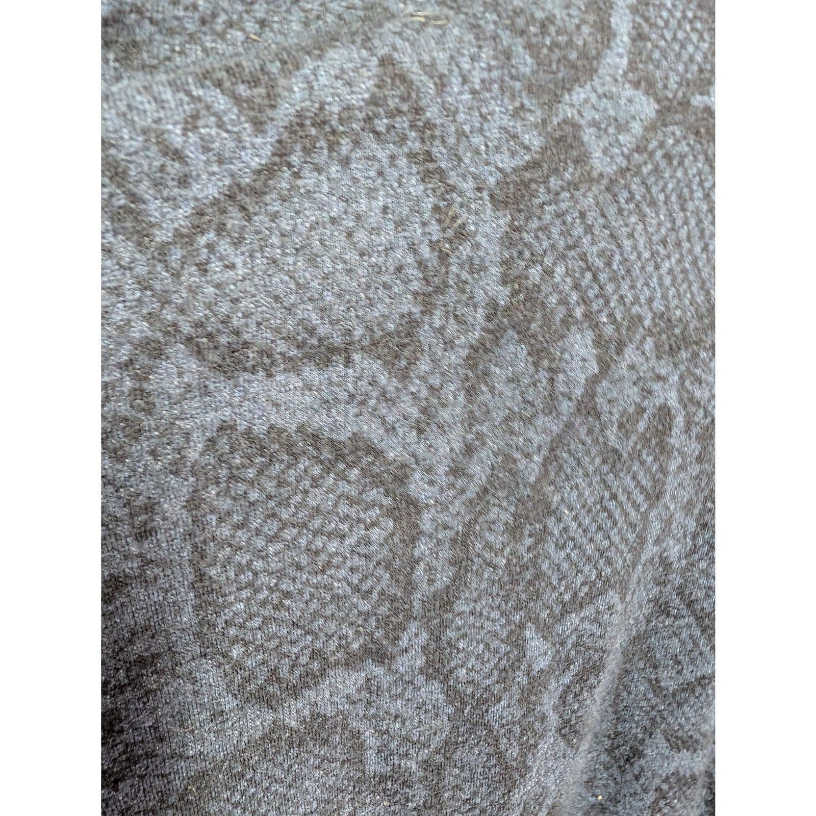 Sundry Navy Snake Print Sweatshirt S Made in USA Soft French Terry Pullover