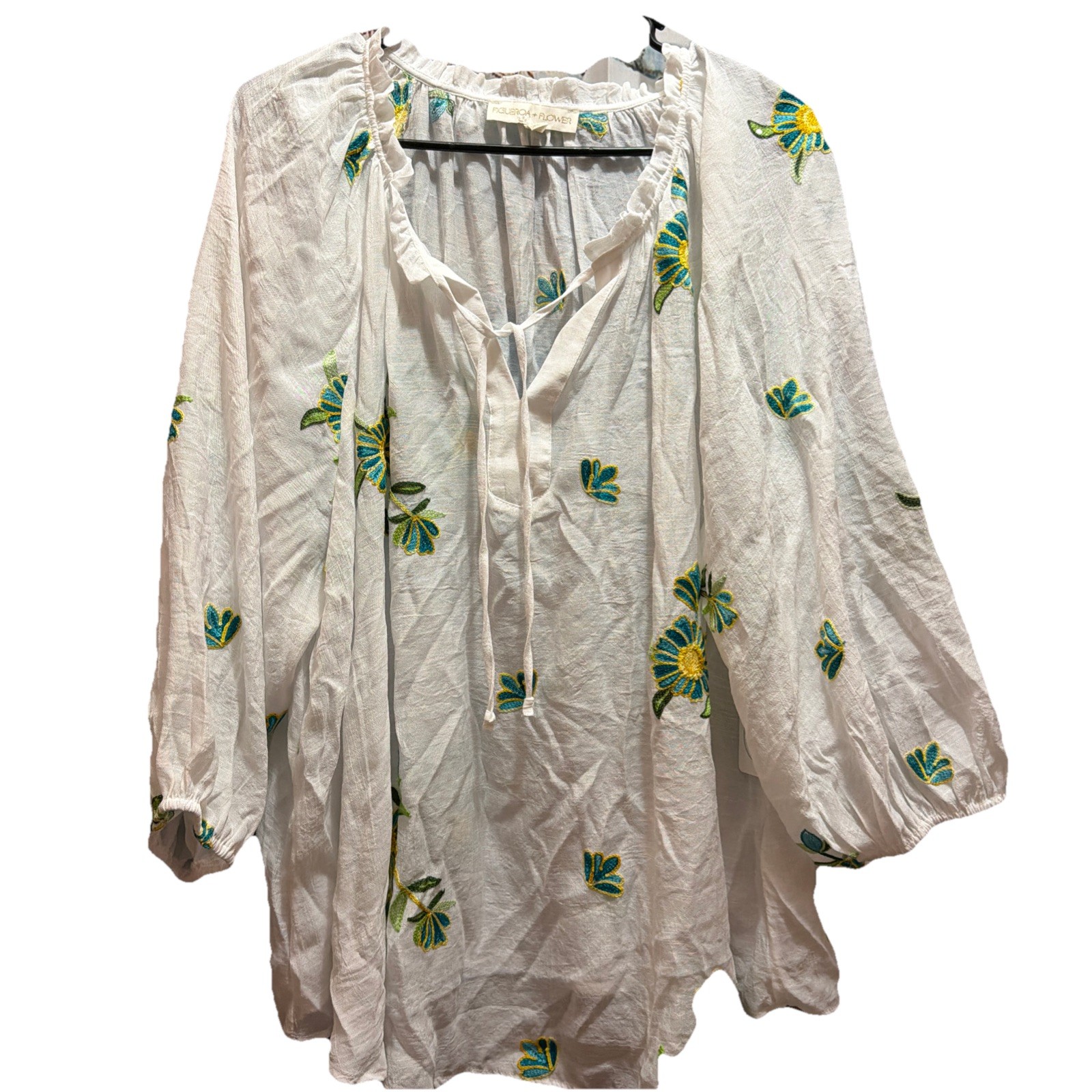 Figueroa & Flower Women’s Floral Size 3X RN#111503 Made In Cambodia