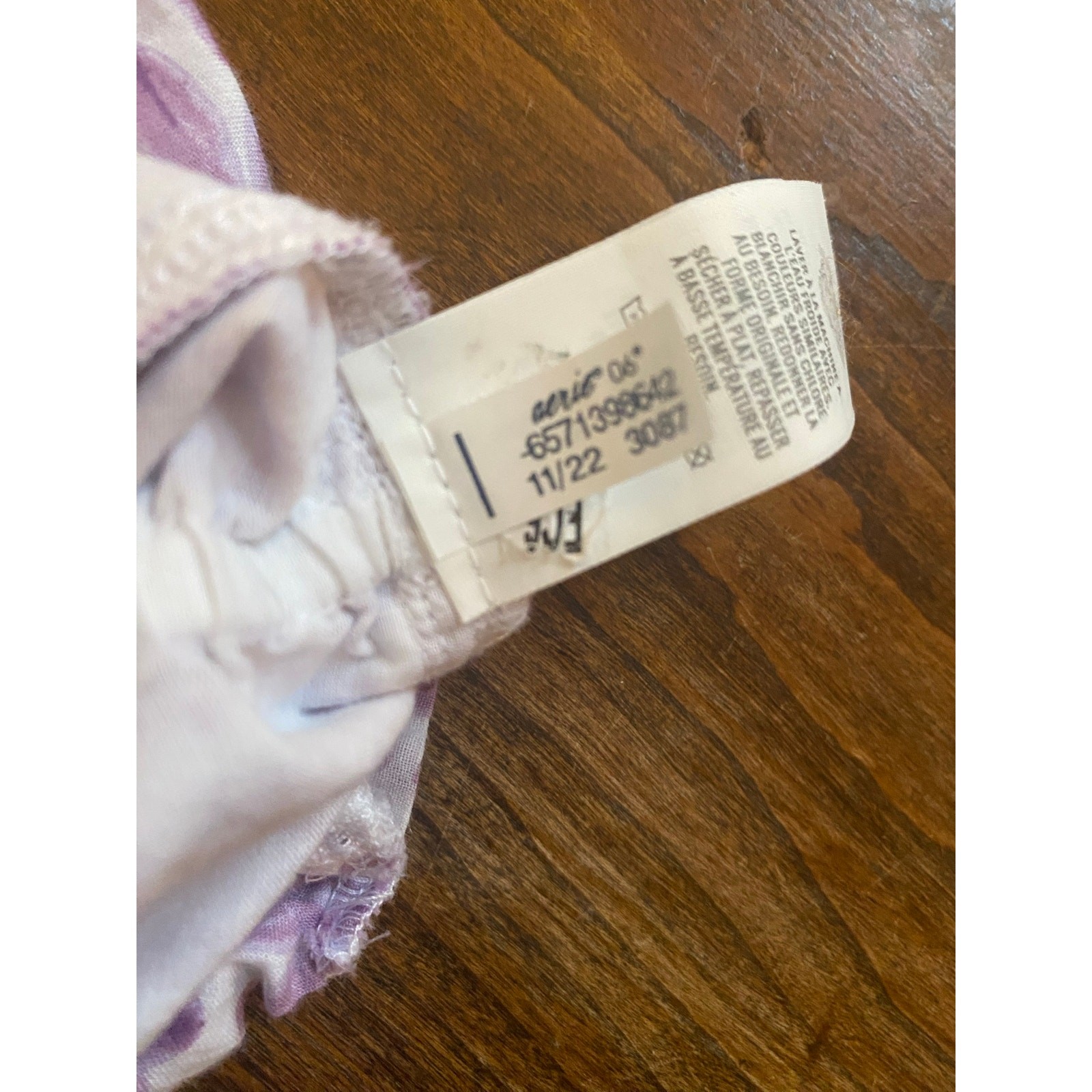 Aerie Smocked Button front crop blouse Chambray Tie Straps Small