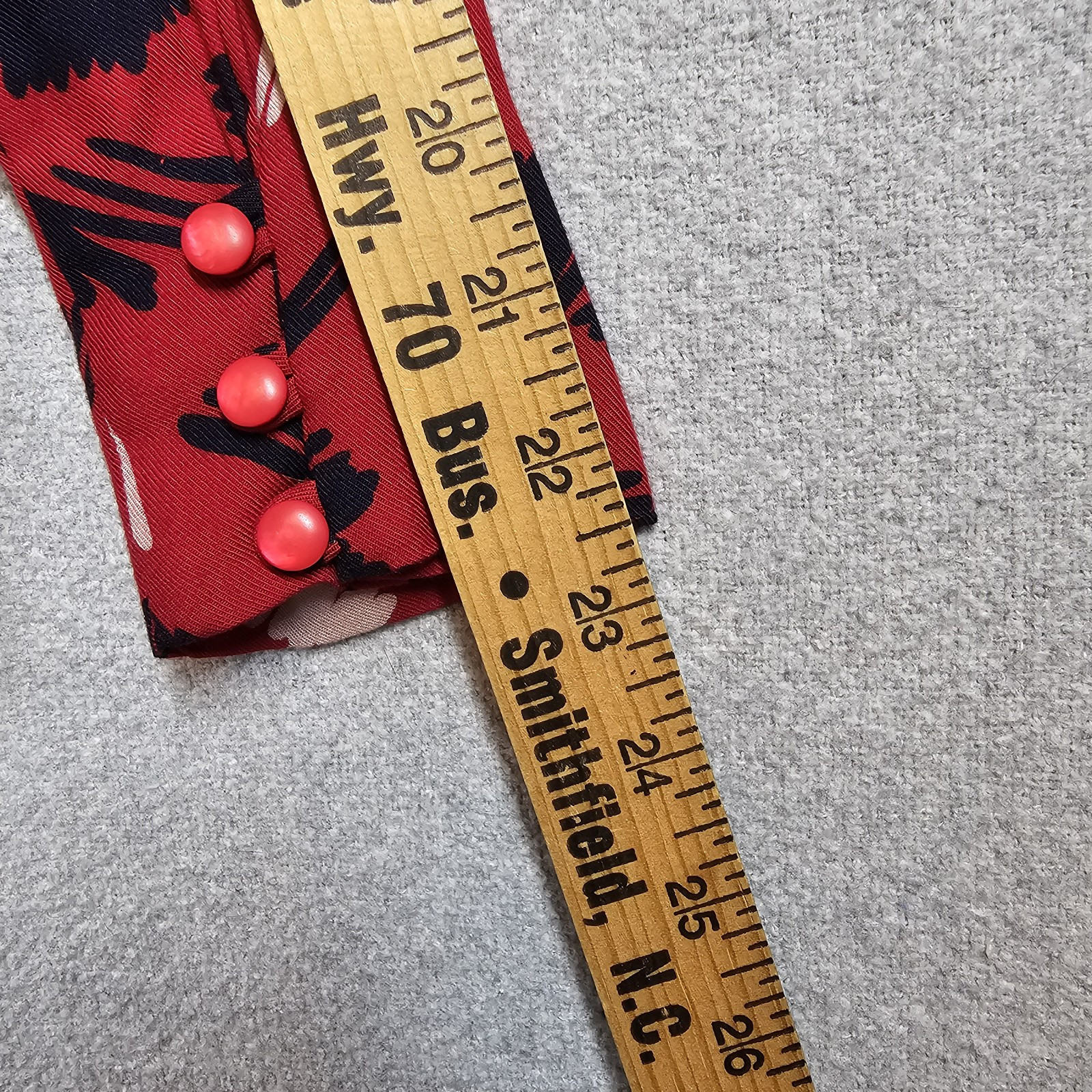 Pendleton Country Sophisticates VTG Top USA Abstract Red (See Desc. for Size)