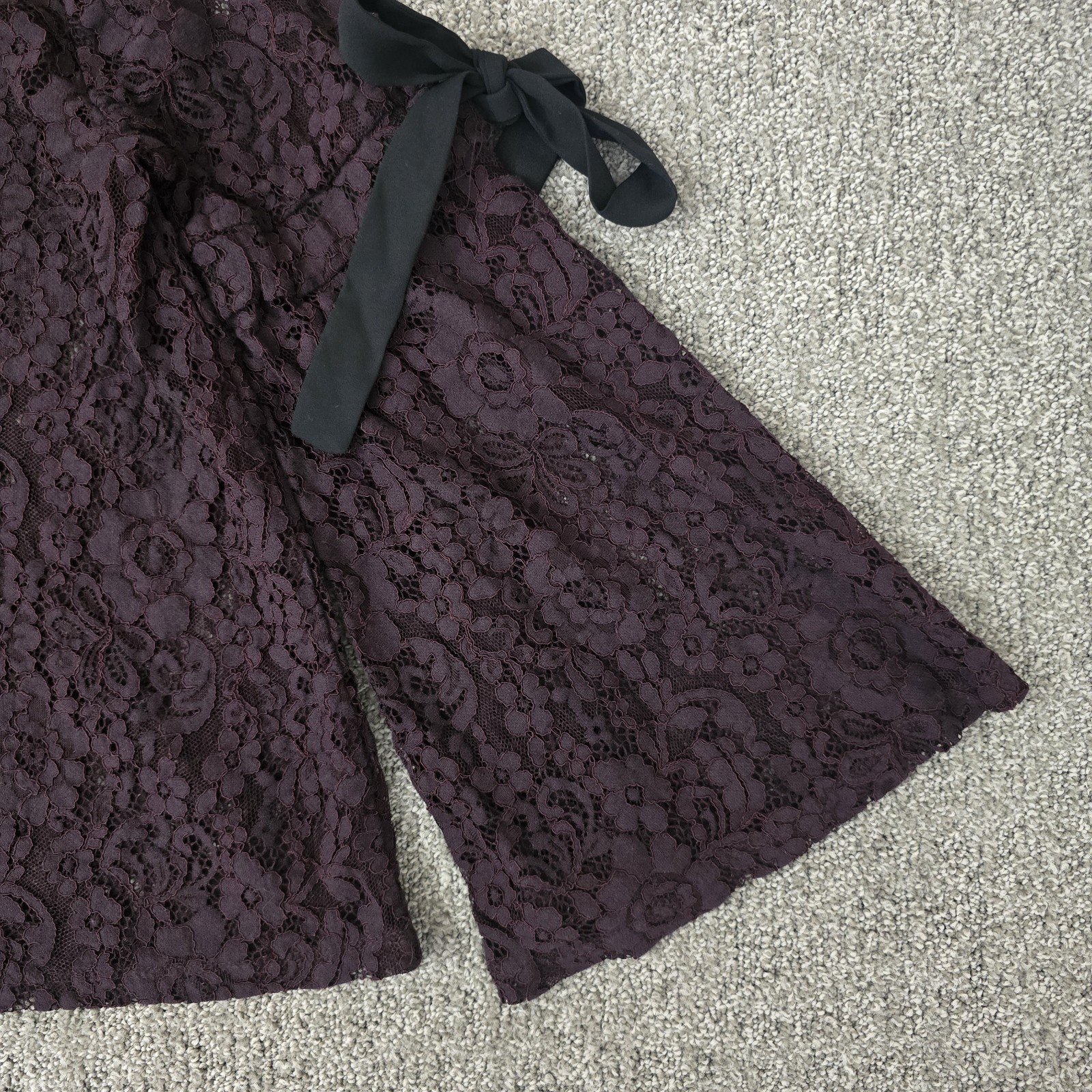 Whimsigoth Sheer Lace Top S High Neck Bell Sleeve Gothic Romantic
