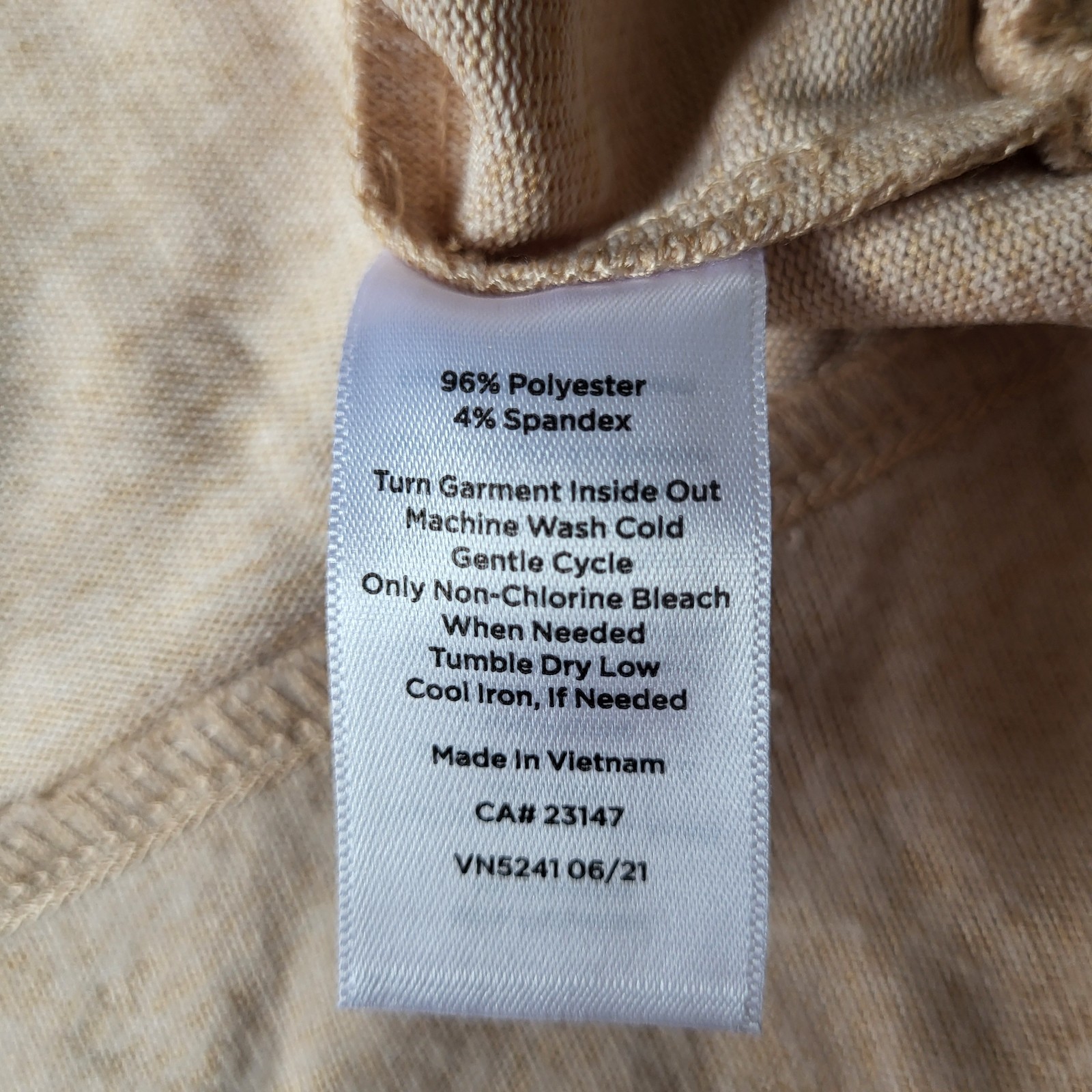 Women’s Haven Well Within Fine-Knit Long Sleeve Pullover Top– Beige– Size S–NWT