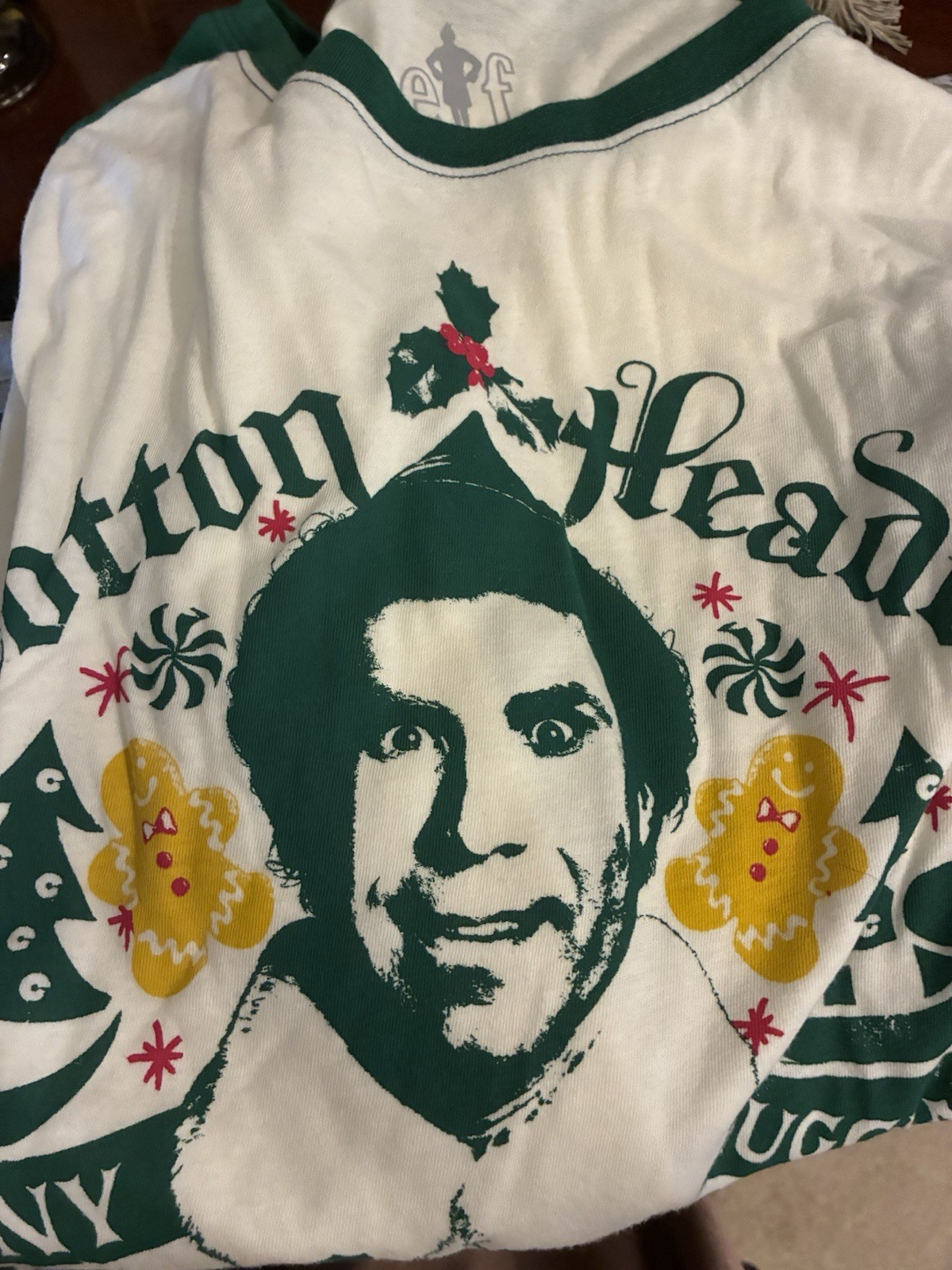 Torrid Plus Size 5 CLASSIC FIT RAGLAN TEE – BUDDY ELF holiday Christmas NWT