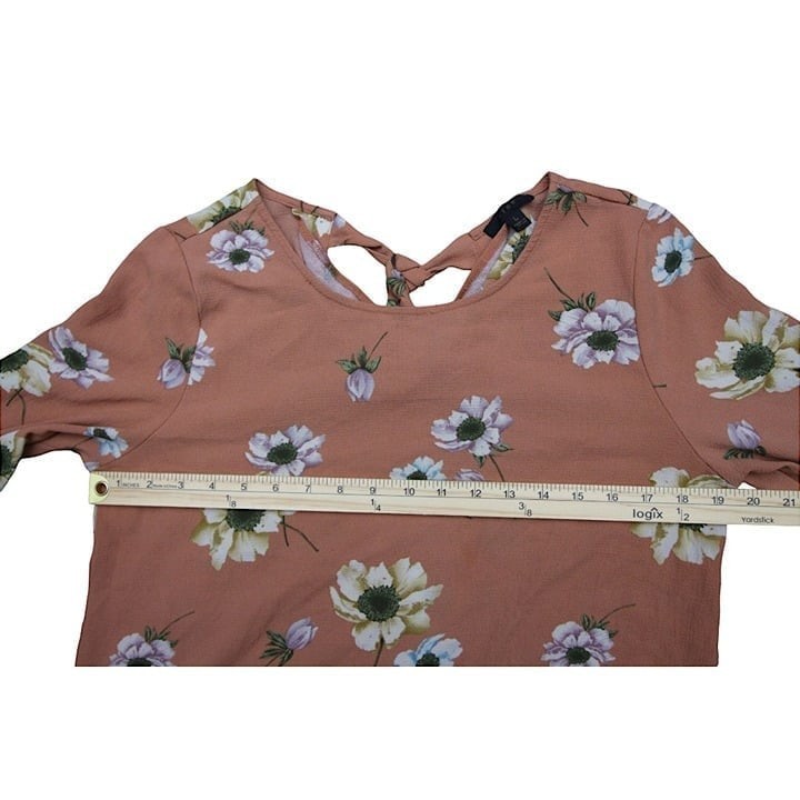 Mine Women’s Top Blouse Size L 3/4 Sleeve FREE SHIPPING