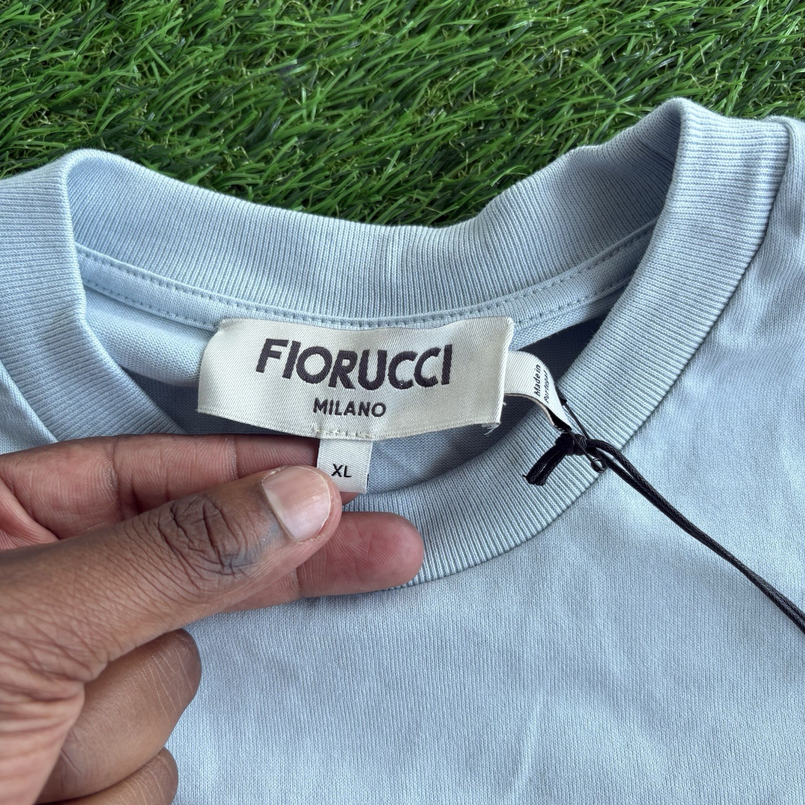 Fiorucci Milano Classic Angels Graphic T-Shirt Women’s XL Blue NWT