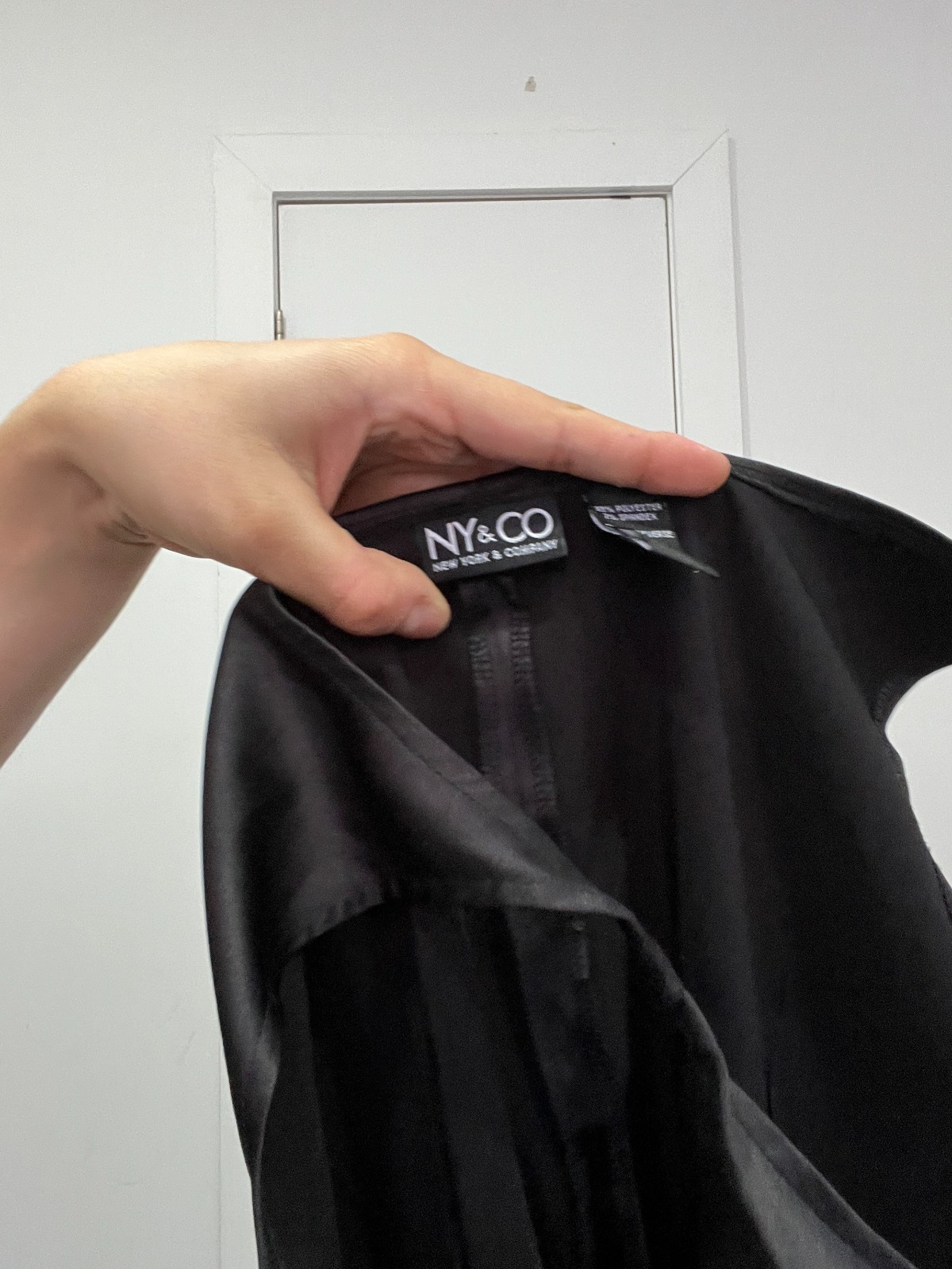 Sexy Vintage Satin Looking Gothic Tank Top Blouse by NY&CO