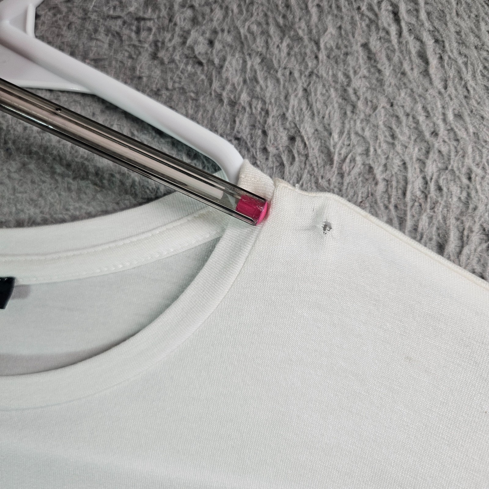 NEW Eileen Fisher Tee Top Women XXS Stretch Long Sleeve Whtie – Flaw