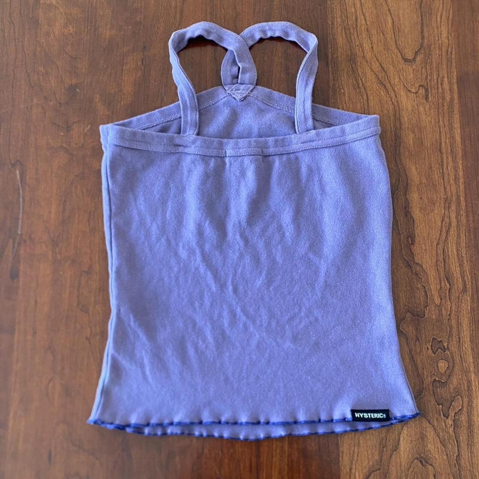 Hysteric glamour halter cross tank top