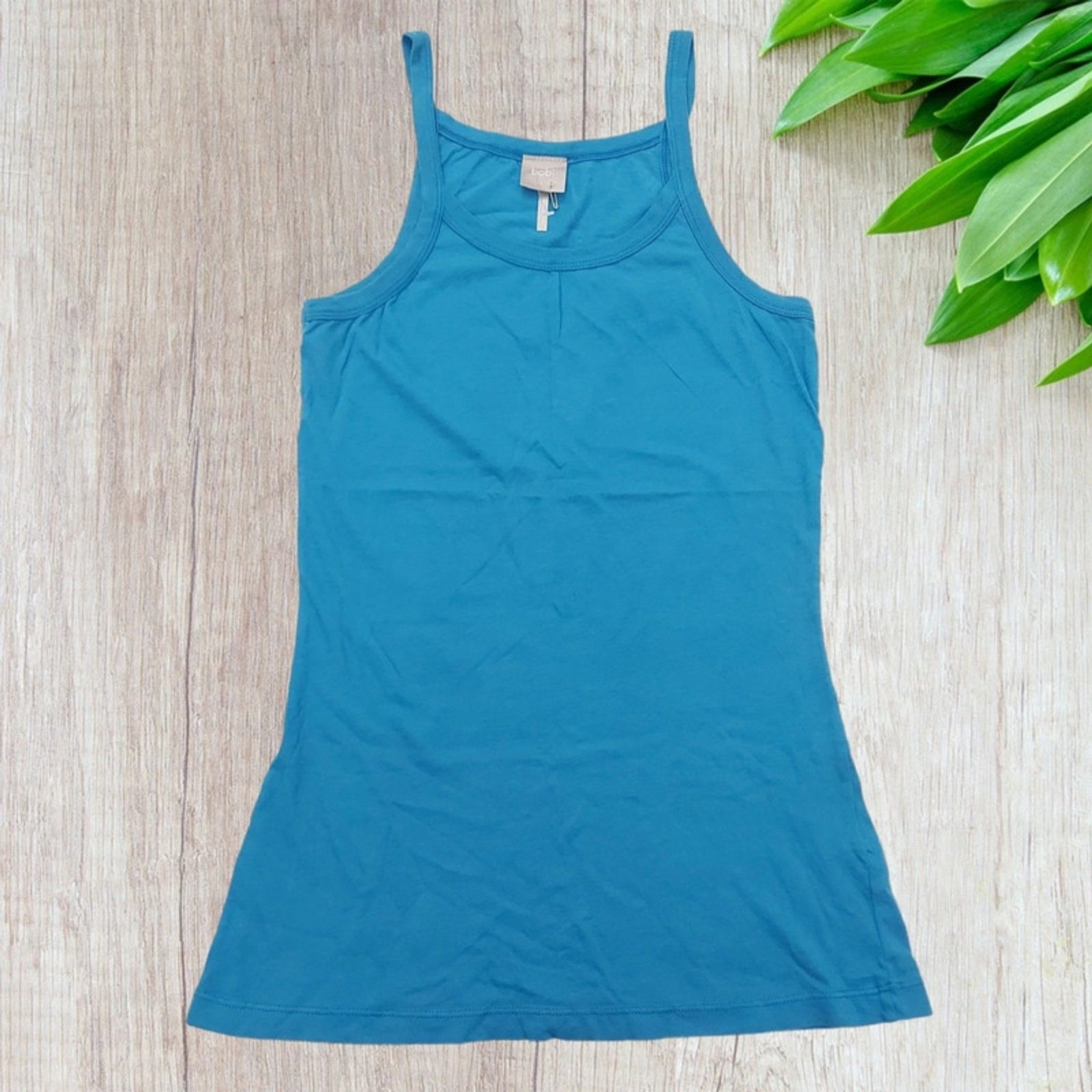 Bobi Tank Top Womens Large Blue Cotton Lightweight Casual Travel Outdoor
