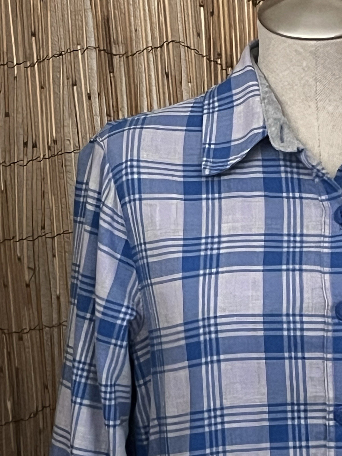 L.L. Bean Ladies Flannel Shirt Jacket-Size Small-Cotton Poly-Shacket