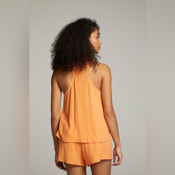 Chaser Carmel Tangerine Orange Tank Top Size Small NEW NWT $68