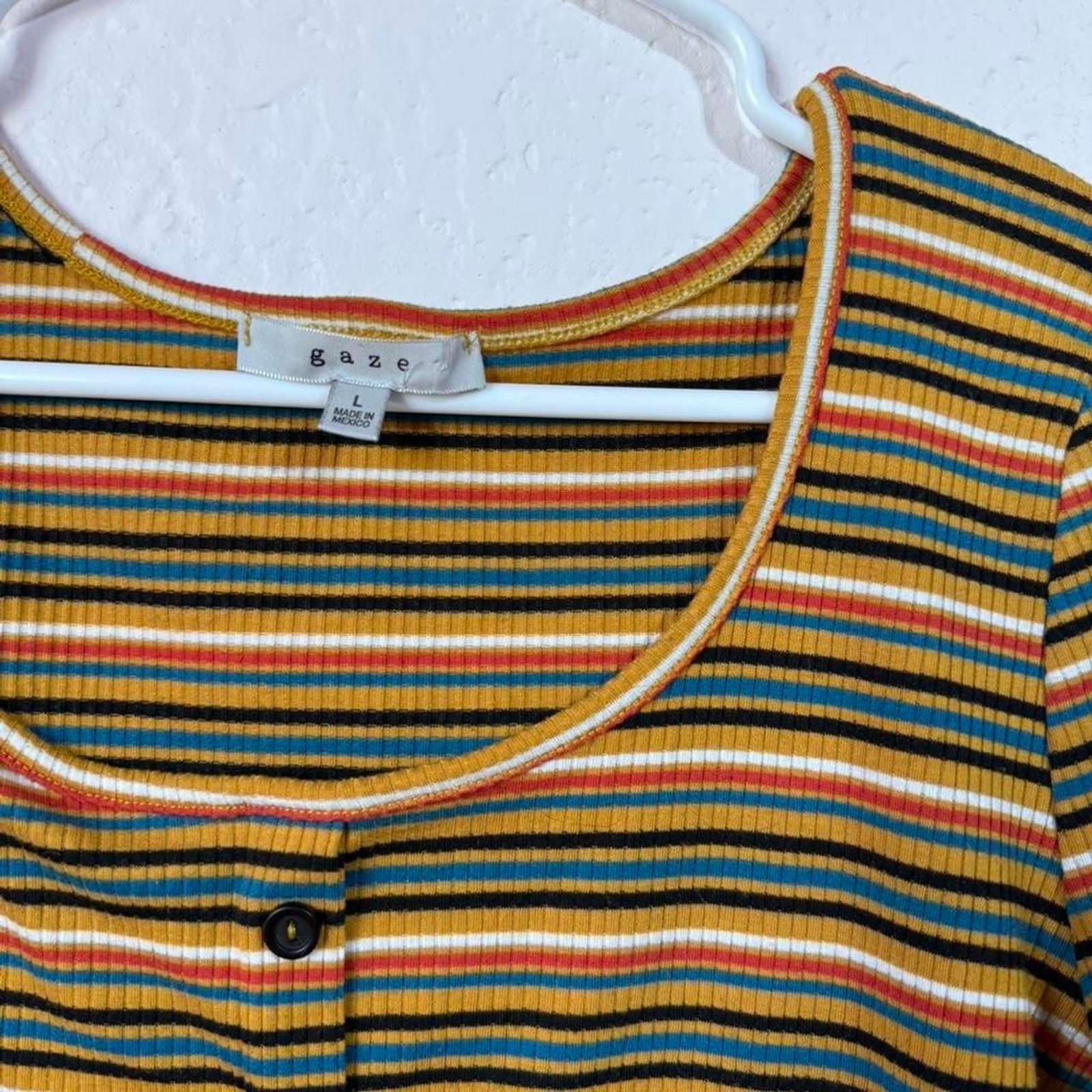 Gaze Women’s Striped Long Sleeve Top