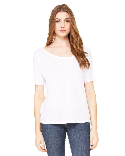 Bella + Canvas 8816 Women’s Short Sleeve Slouchy Tee T Shirt