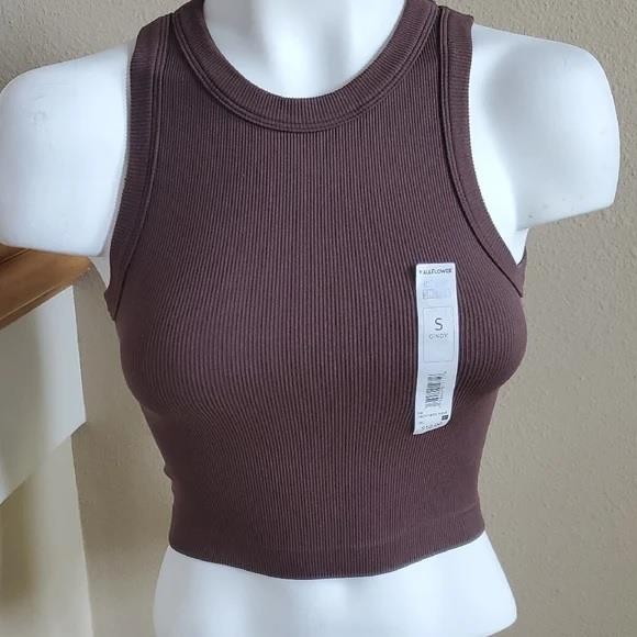Wallflower InstaSmooth Cindy Ribbed Tank Top Dark Brown Size XS S M L XL 1X 2X 3