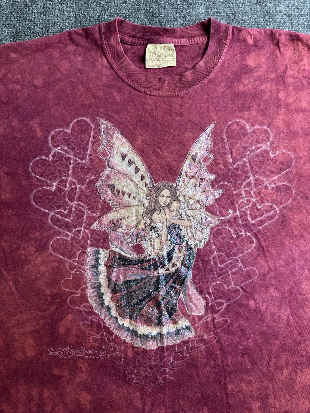 Womens 2004 The Mountain Amy Brown Fairy Tie Dye Made in USA, Size XL