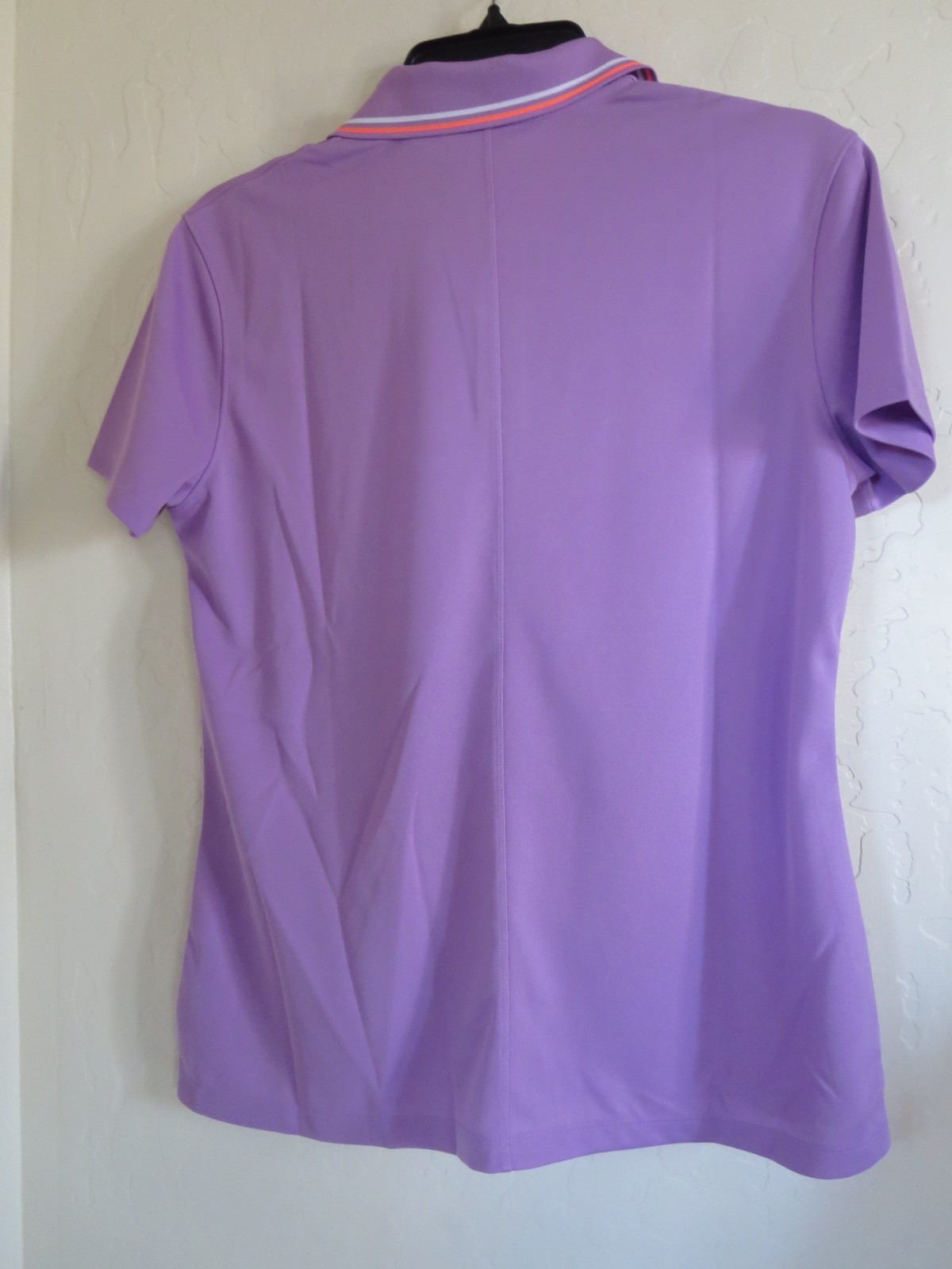 NIKE MOVE TO ZERO DRI FIT WOMEN SHORT SLEEVE GOLF POLO SHIRT, LILAC, MEDIUM, NWT