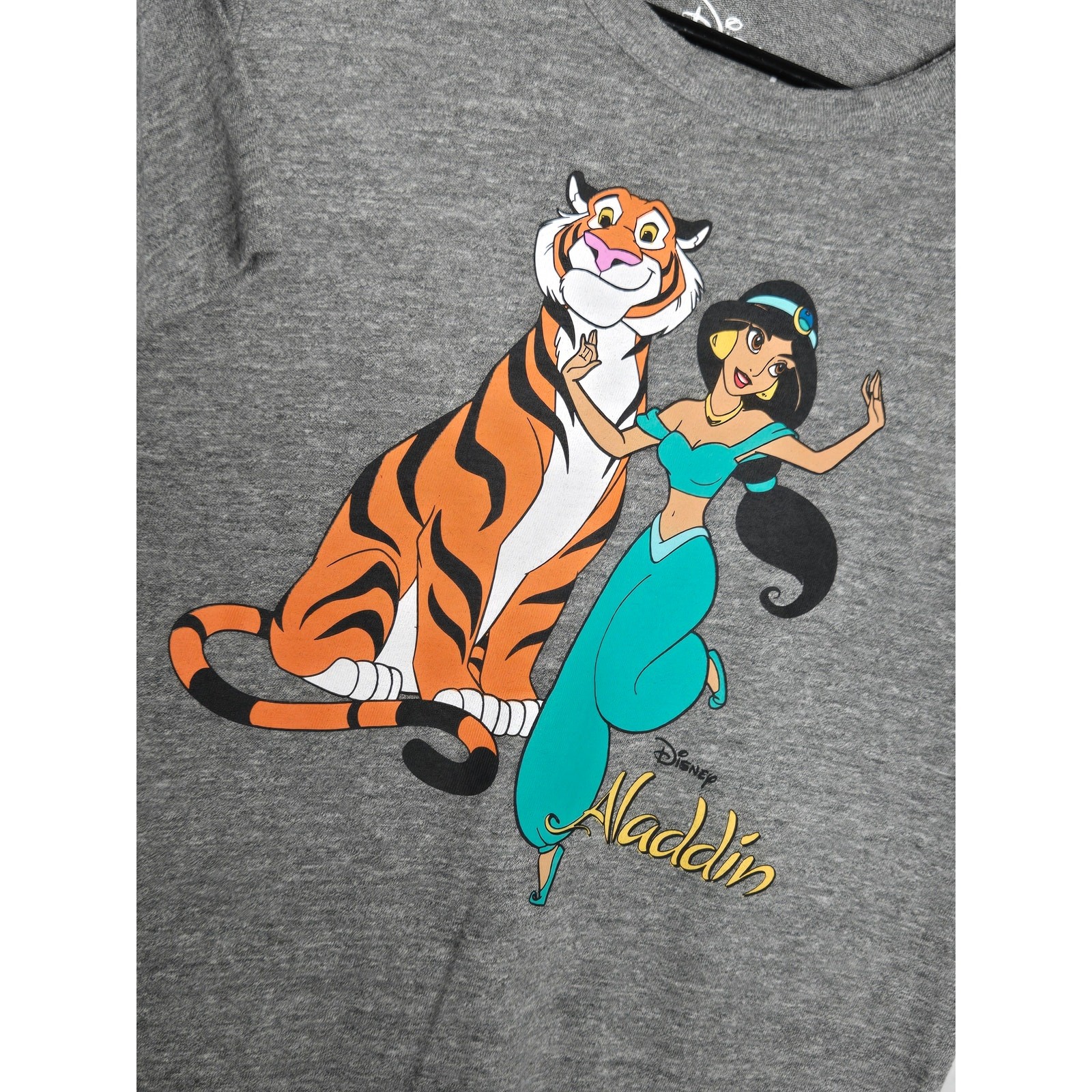 Disney x Chaser Princess Jasmine & Rajah Aladdin Graphic Tee NEW Women’s Large