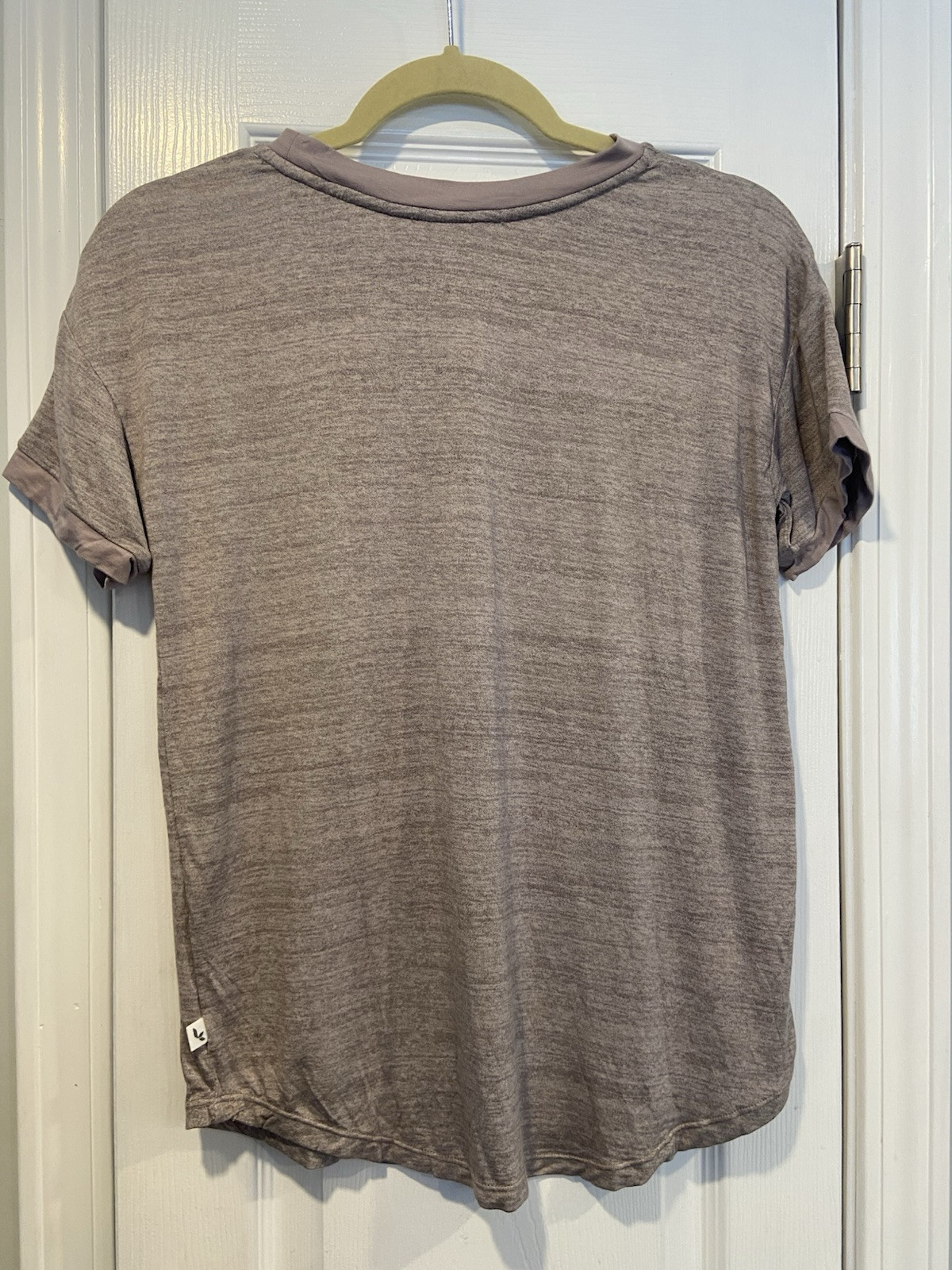 UGG Koolaburra Size XSP Mauve Heather Soft Sleeve Crew Neck Stretchy Tee Shirt