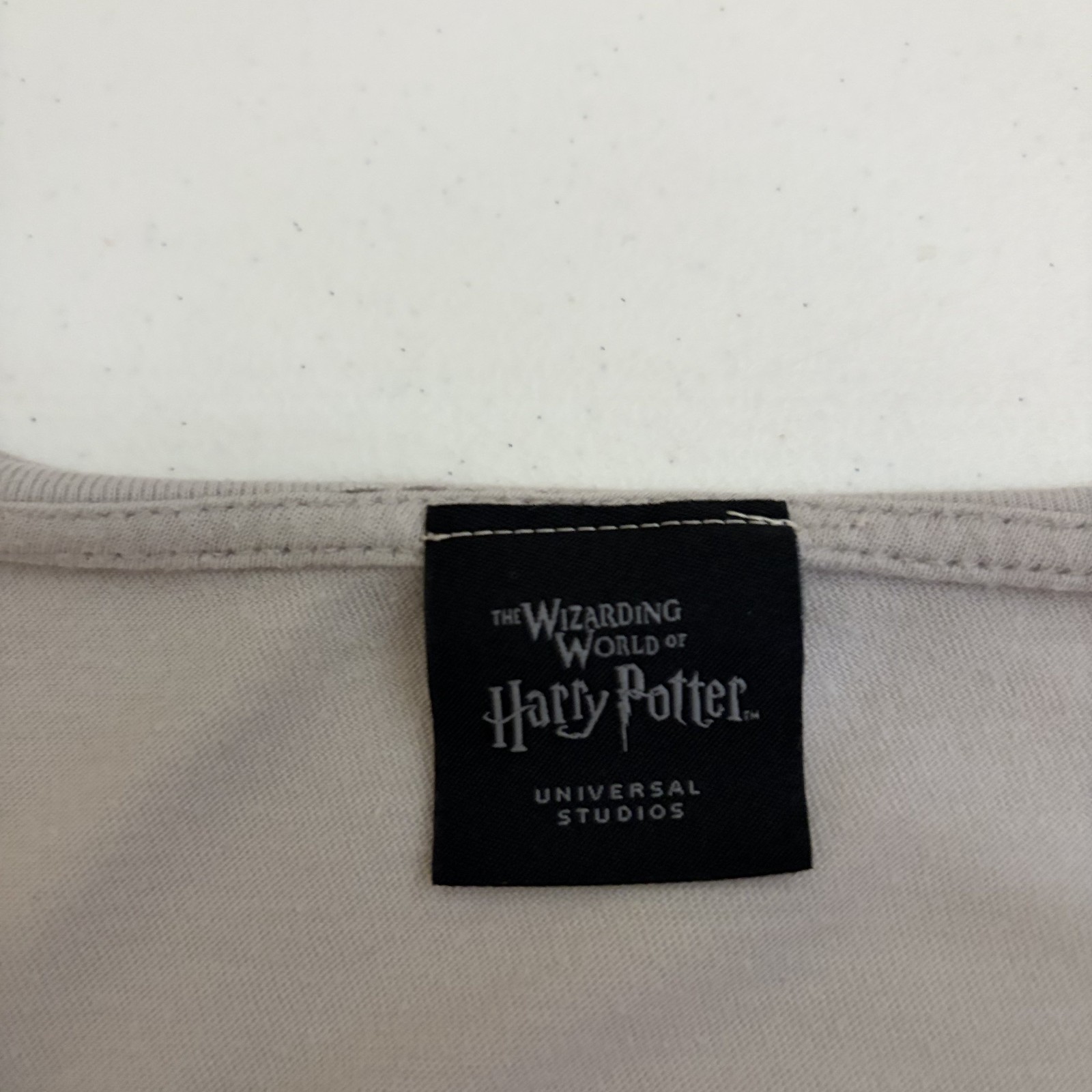 Wizarding World of Harry Potter T-Shirt Women’s Large Gray Owl Pullover