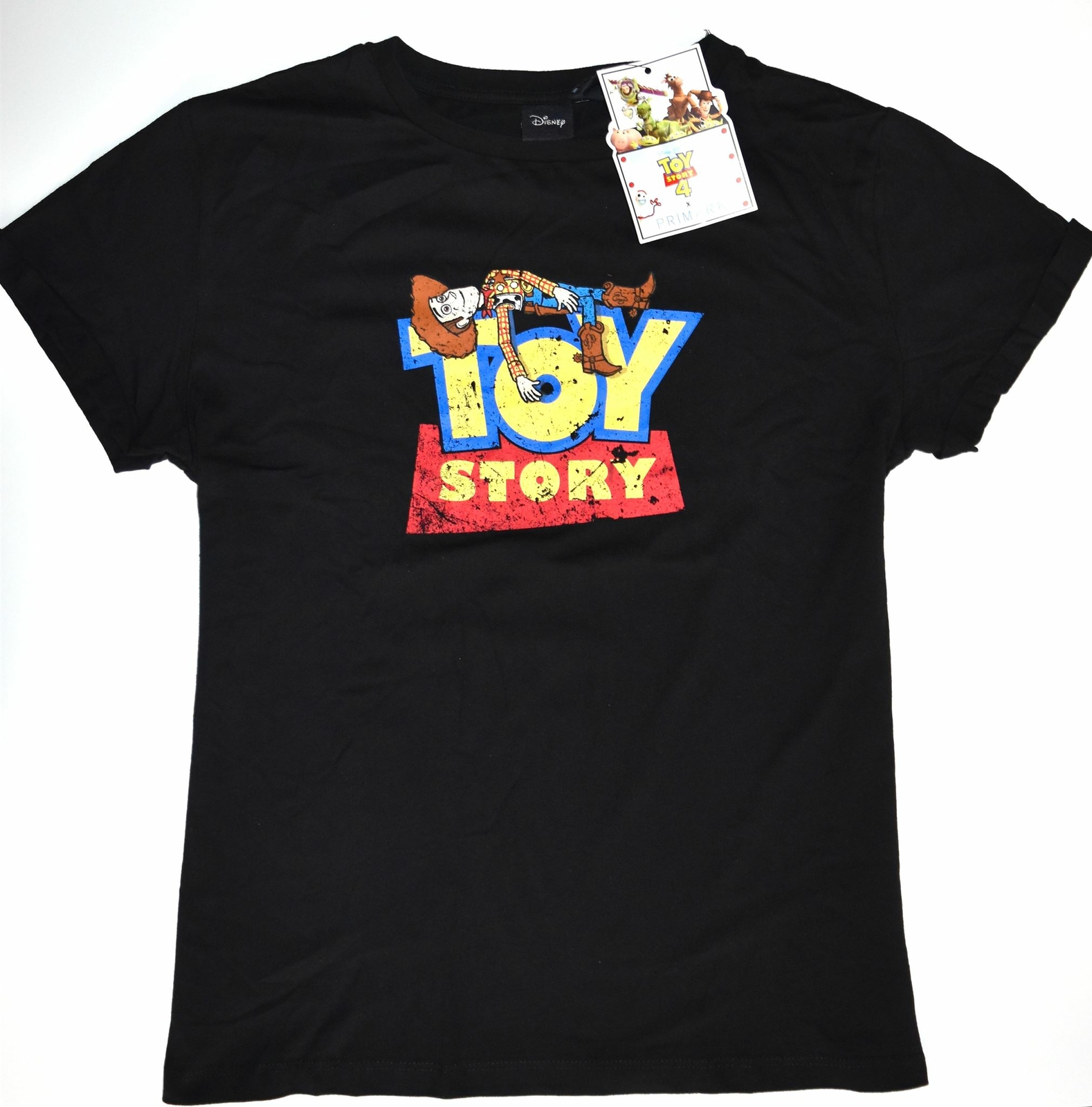 Toy Story T Shirt Primark Disney Pixar Woody Ladies 100% Cotton UK Size 10 to 20