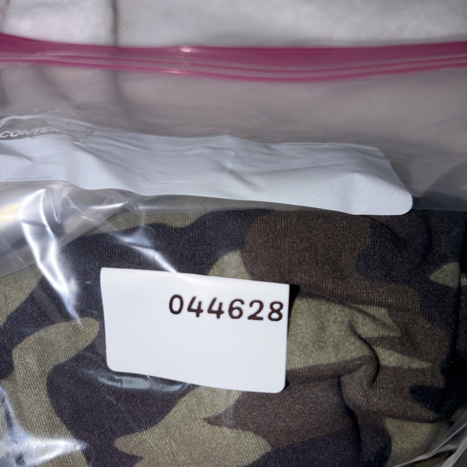 Women’s Soft Camouflage V-neck top XXL Two Button Placket Military Chic Relaxed