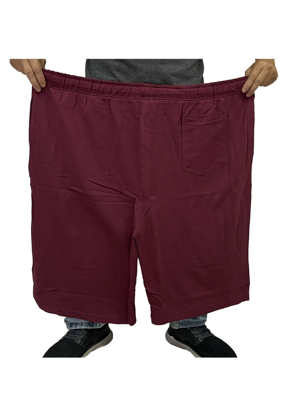BIG MENS FRENCH TERRY COTTON SHORT WITH POCKET~~~ PLUS SIZE (FREE SHIPPING)