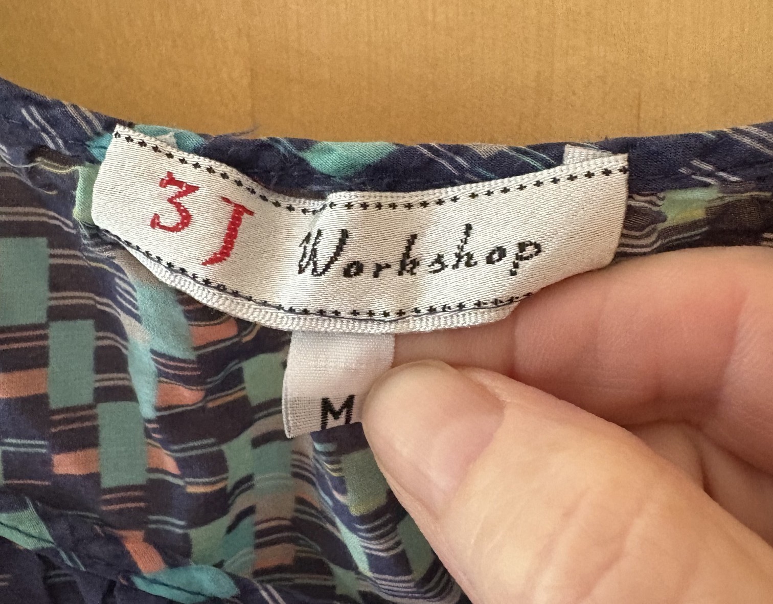 Johnny Was 3J Workshop Feather Light Cotton/Silk Tunic, Womens Size Medium