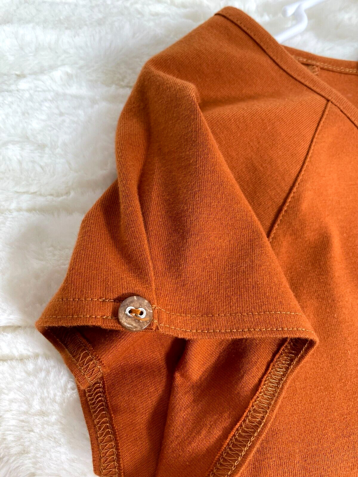NWT Picture Organic Clothing Deer Animal Womens Tee Caramel Size Large
