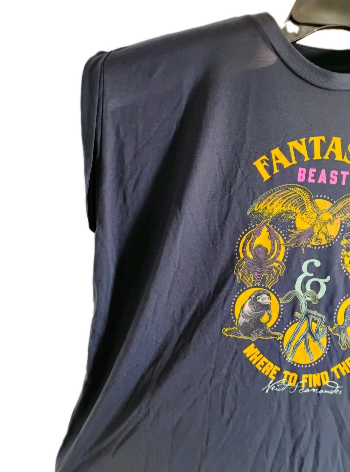 Universal Studios Wizarding World Harry Potter Black Fantastic Beasts XL T-Shirt