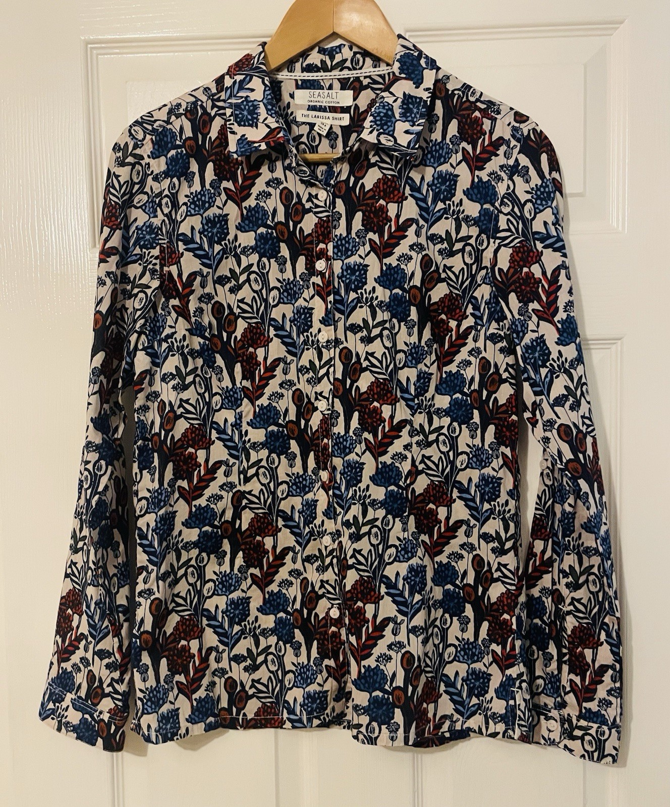 Seasalt Cornwall Women’s Larissa Shirt Cotton Size UK10