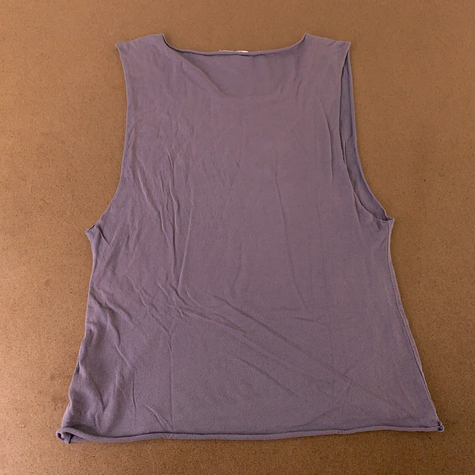 I Love H81 Women’s Size Small Purple Bow Graphic Distressed Pullover Tank Top