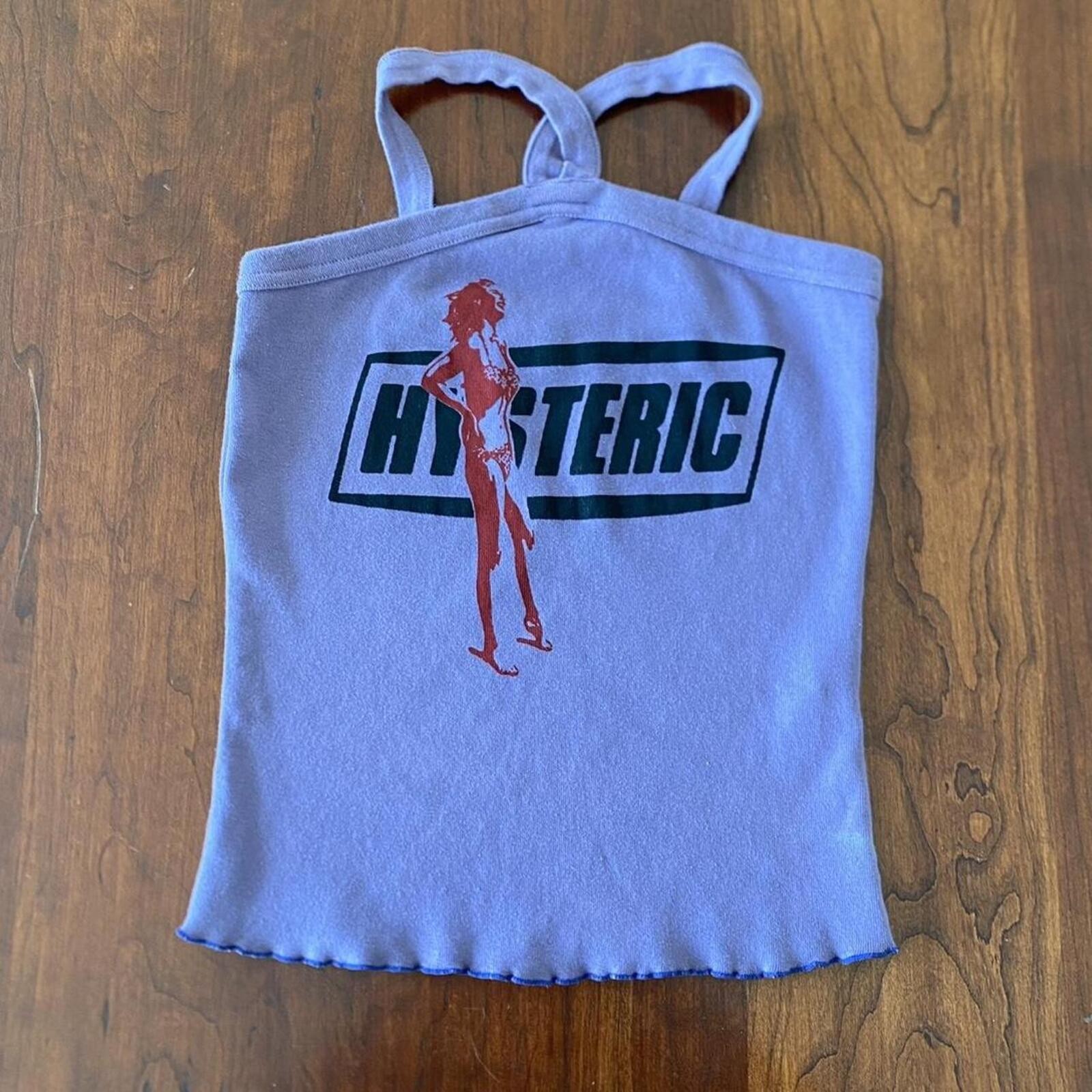 Hysteric glamour halter cross tank top
