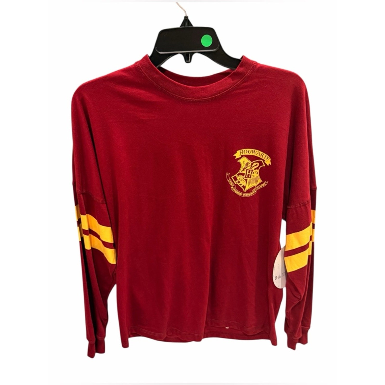 Wizarding World of Harry Potter Hogwarts Gryffindor Jersey Long Sleeve Tee New