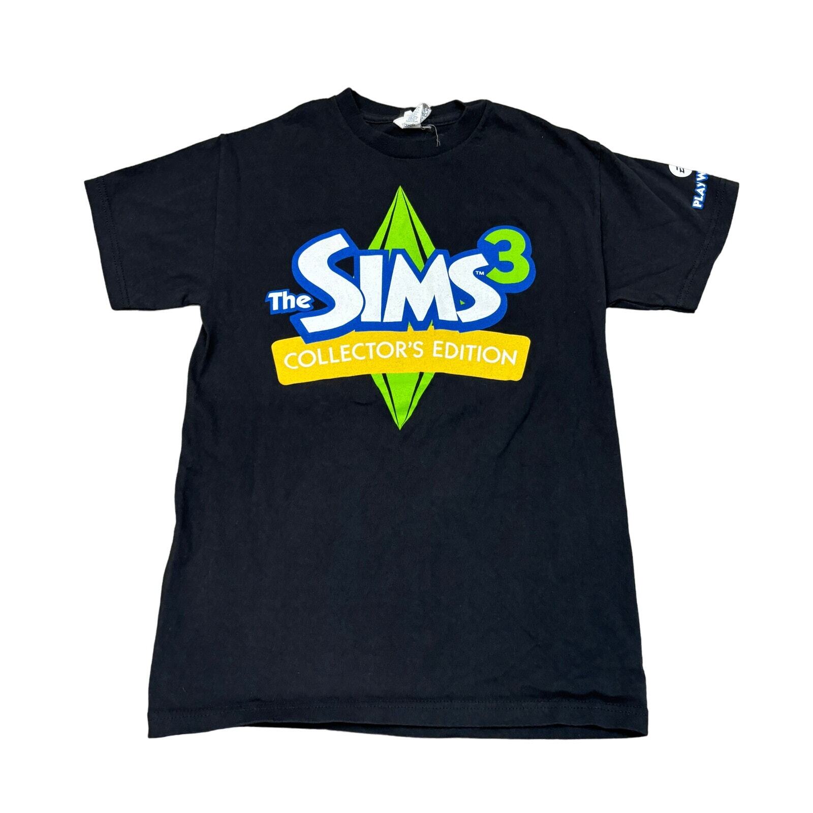 Rare The Sims 3 Collector’s Edition Game Promo Tee Shirt Small EA