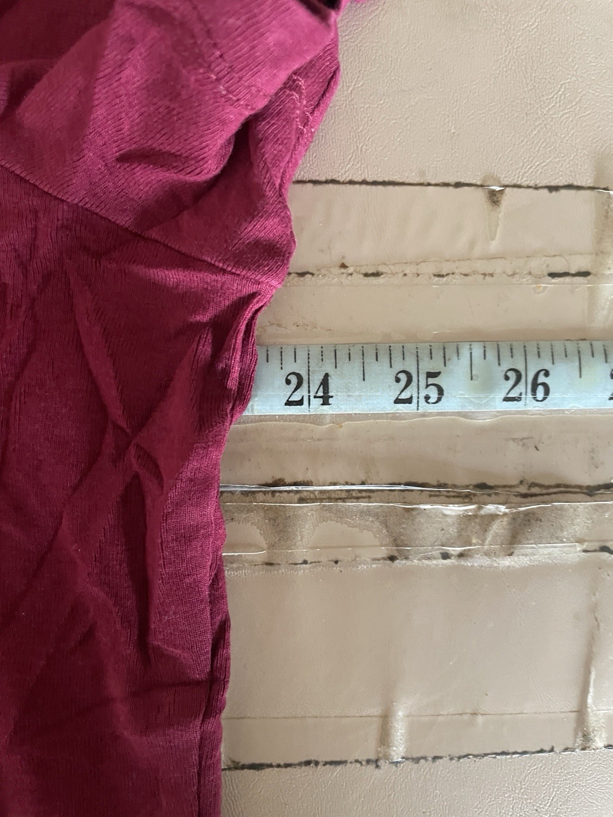Plus Size Knit Top Karen Scott 2x Maroon Short Sleeve