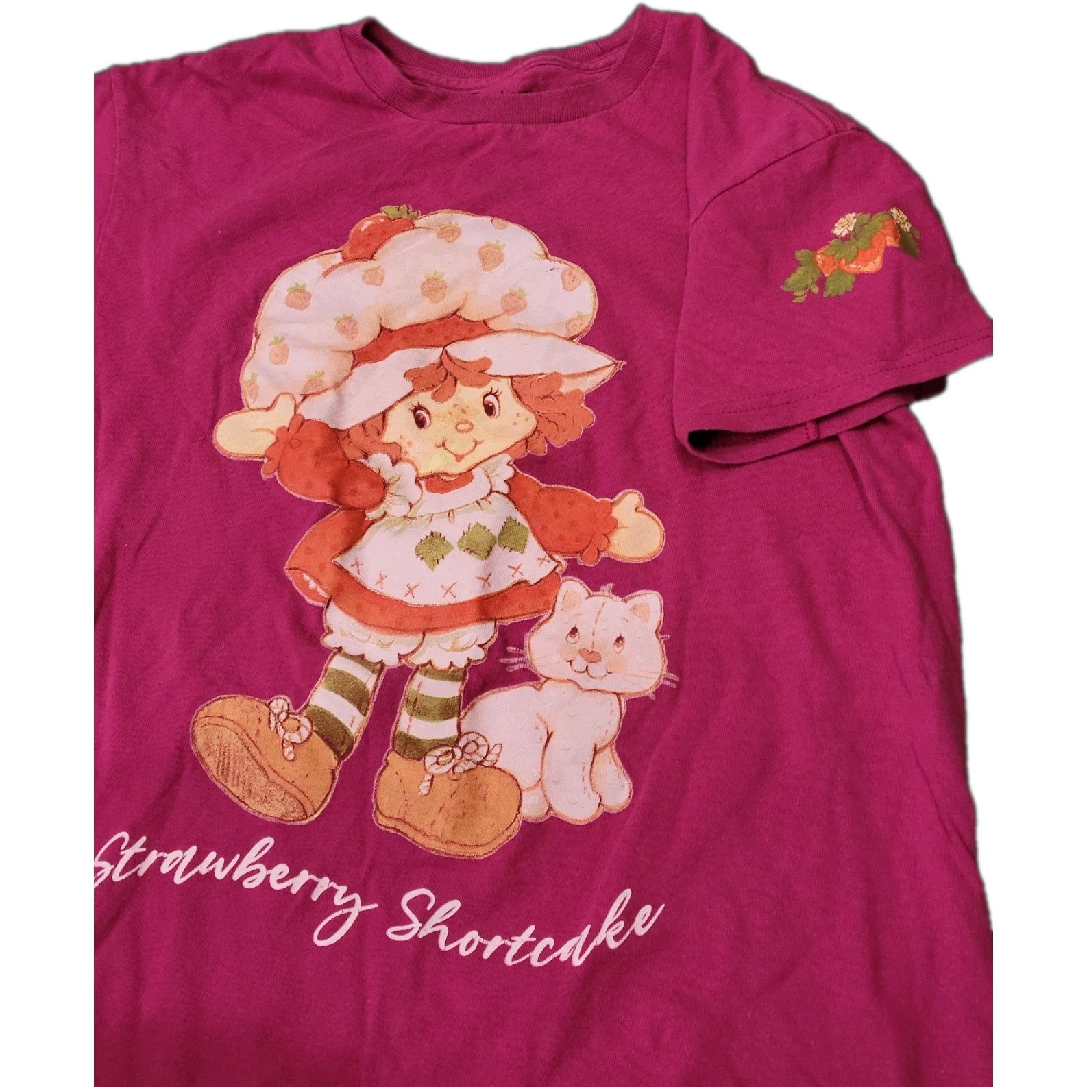 Strawberry Shortcake Pink T-Shirt Womens Small