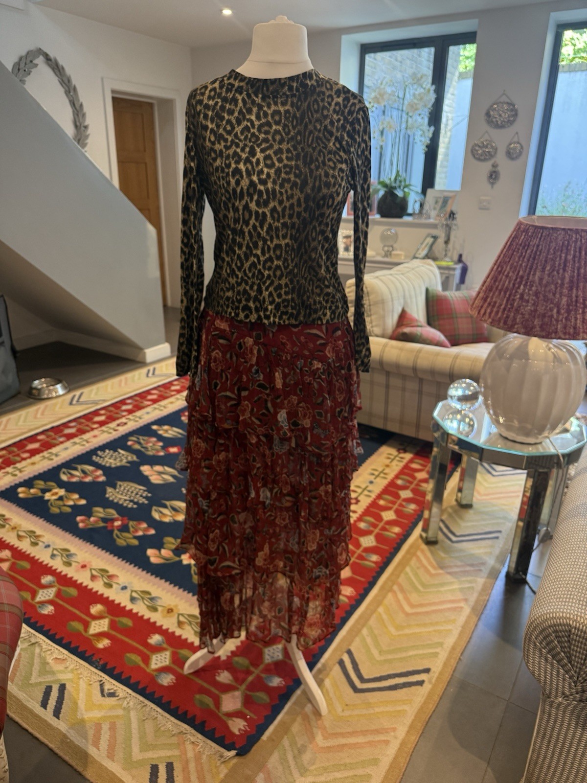 Brand New Rixo leopard Top Size 8/xs