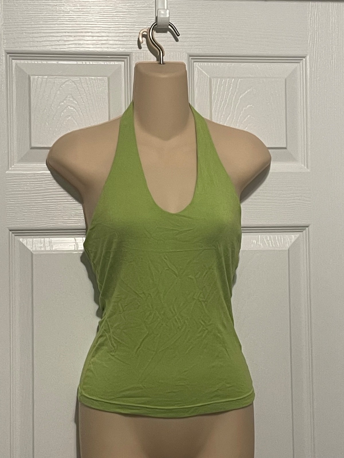 Cosabella Lounge Halter Top S Green Apple Made in Italy $82